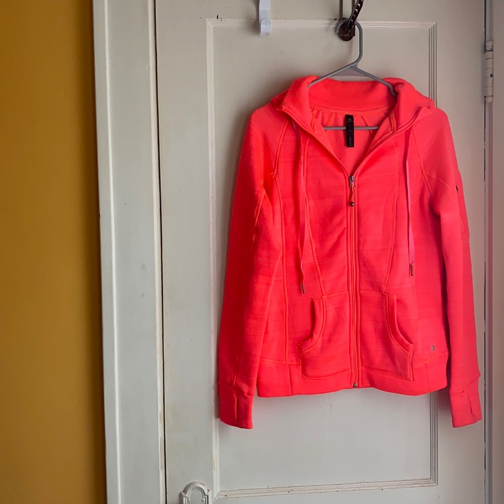 Neon Pink Fleece Jacket
